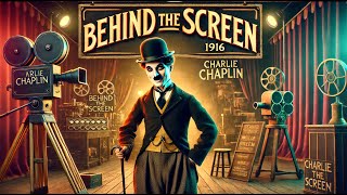 Charlie Chaplin - Behind the Screen (1916) - color (Laurel & Hardy)