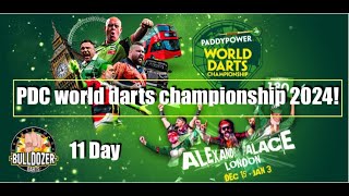 11 day PDC world darts championship 2024!