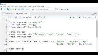 Modeling continuous longitudinal data using Generalized Estimating Equations (GEE) in RStudio