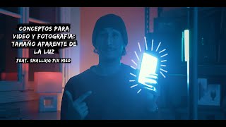 Conceptos audiovisuales: Tamaño aparente de la luz feat. SmallRig Pix M160 (TUTO/REVIEW)