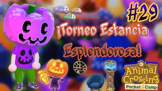 ¡Torneo de pesca con Soponcio! #29!🎃🦴🎣 Animal Crossing Pocket Camp