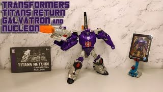 Гальватрон/Galvatron And Nucleon, трансформер, обзор фигурки, серии Titans Return.