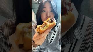 Trying Korean Shake Shack #mukbang #shorts #foodie #eating