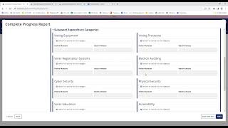 GLAS Training: Progress Reporting