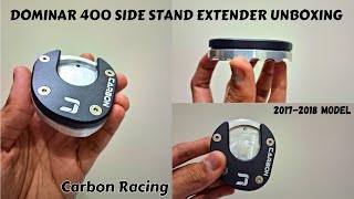 Dominar 400 Side Stand Extender Unboxing | Carbon Racing | @AMARKVLOGS