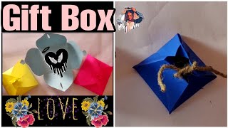 DIY Gift Box- #giftbox | gift for her | Simple easy Gift Box | EASY Paper Craft Ideas