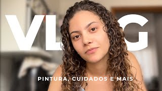 VLOG | Pintura, mini SPA day, cozinhando, e mais