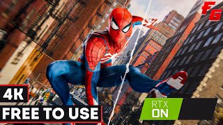 Free To Use Gameplay | Marvels Spider-Man Remastered | RTX ON Ultra Graphics | no copyright gameplay