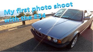 My first photo shoot with the E34