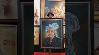 KH as'ad syamsul arifin, #painting #oilpainting #shortvideo