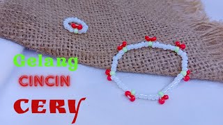 DIY gelang cincin cery, gelang manik manik, ide usaha gelang manik auto LARIS