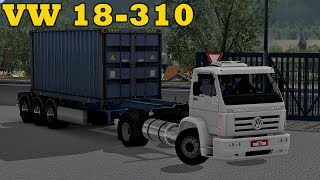 VOLKSWAGEN TRACTOR TITAN 18310  - DESCENDO A SERRA NA PRESSÃO - MAPA EAA - ETS2 1.30.2.2s