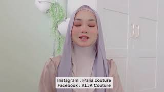 Shawl tutorial bertali anti-tembam? #jannahreduantutorial