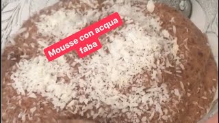 #mousse leggerissima con #acquafaba