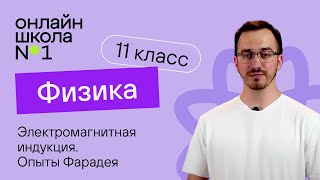 Электромагнитная индукция. Опыты Фарадея. Физика 11 класс. Видеоурок 6