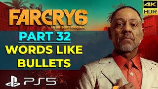 Far Cry 6 | Part 32 - Words Like Bullets (María Marquessa Ending) | PS5 4K HDR 60 FPS Gameplay