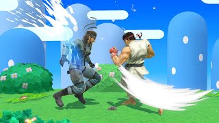 RyuWarrior (Ryu) Versus Eugene (Snake) 1v1 Battle Arena Super Smash Bros Ultimate