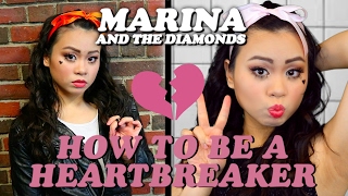 Marina and the Diamonds HOW TO BE A HEARTBREAKER Makeup Tutorial!!! | Little Red Alice