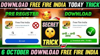 How To Download FREE FIRE INDIA Today 🔥 | Secret Trick To Download FREE FIRE INDIA 🥳