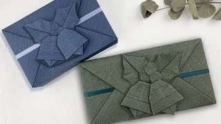 Gift Wrapping | 禮物包裝設計+聖誕鈴鐺摺紙教學 （Step By Step)