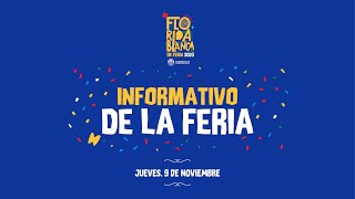 Informativo Feria Dulce 2023 - Jueves, 9 de noviembre