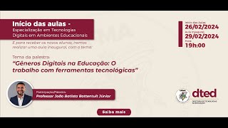 AULA INAUGURAL - AMBIENTES EDUCACIONAIS