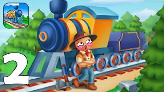 American Railway - Part 2 Stickman Railway Empire Game - Gameplay Walkthrough