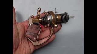 Time lapse: Lets make a steampunk / atompunk raygun from scratch