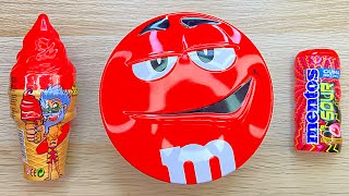 Satisfying Video | Unpacking and Mixing Rainbow Candy in 1 M&M'S Boxes ASMR