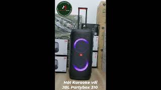 Trải nghiệm Hát Karaoke với siêu phẩm loa di động JBL Partybox 310