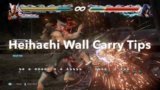 Tekken 7 Heihachi Wall Carry Tips