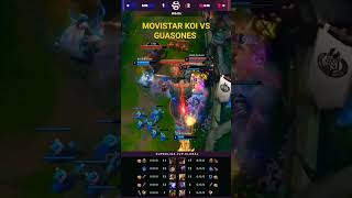 MOVISTAR KOI vs GUASONES.Primera Sangre NoName #leagueoflegends #lol #shorts #españa #superliga