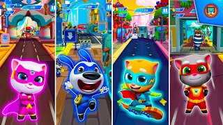 Talking Tom Hero Dash - Tom 🆚 Angela 🆚 Hank 🆚 Ginger | Who is best ?