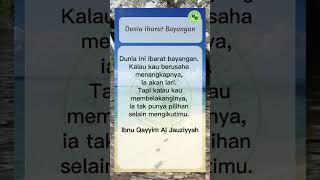 Dunia Ibarat Bayangan (Kata-kata Bijak) #katakatabijak  #nasehatbijak #katamutiara#katakatamotivasi