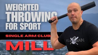 An exercise actually carved into stone that everyone should learn—Single Arm Heavy Club 19—Mill