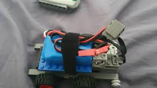 Lego technic rc car put a lipo battery and test