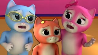 Три маленьких котят | потешки | Детские песни | Rhyme For babies | Kids Music | Three Little Kittens