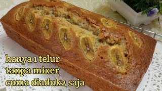 DIJAMIN ANTI GAGAL. Banana cake super lembut dan moist