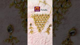 Meesho kundan Choker Set #meesho#meeshojewellery #shorts#meeshofinds#viral #necklace#chokernecklace