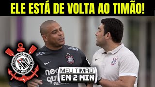 BOMBA! ELE CHEGOU PARA SALVAR O TIMÃO