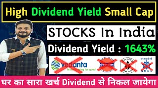 High Dividend Yield Small Cap Stocks in India | Dividend Stocks to Buy Now | #dividendstocks