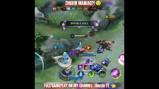 ZHUXIN MANIAC! -MLBB🔥 #mlbbshorts #mlbbhighlights #highlights #mlbb #shorts