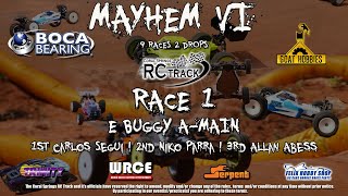 MAYHEM VI Race 1 | A-Main | E Buggy | January 28, 2024