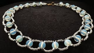 Collar de Perlas de Opal...Clase #250!!!