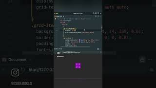 Chaliye jante hai grid property ke bare mein CSS mein 😎#cssgrid #webdevelopment #css #frontend