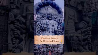 Ejipura 108 Feet Shri Kodhandarama Swamy Statue to be Unveiled Soon. #perumal #tirumala #tirupati