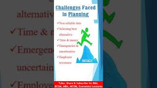 Planning challenges | Planning