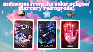 What YOU can expect during THIS solar eclipse/mercury retrograde! | 🔮pick a card🔮| April 18 -20