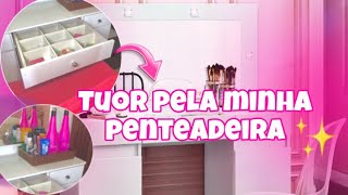 Tour pela minha penteadeira completo| mostrei tudo #tuor #make