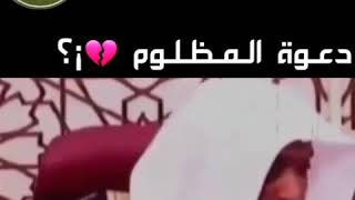 دعوة المظلوم 💔😢 ليس بينها وبين الله حجاب حتا ولوكان كافر شاهد مذا قال الشيخ بدر المشاري حفظه الله